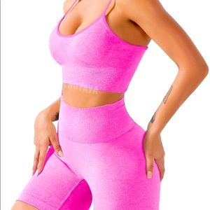 Two piece sweat and squat proof workout set